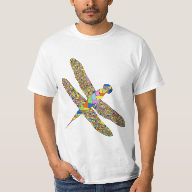 Camiseta Libélula Colorida (Frente)