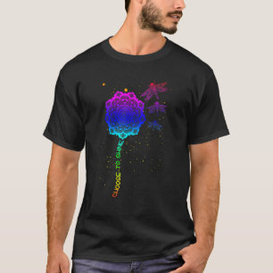 Camiseta Libélula Colorido Mandala Paz Zen Yoga Chakra O