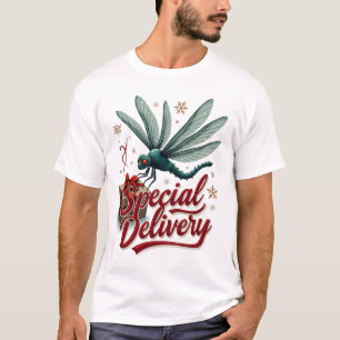 Camiseta Libélula de Entrega de Presente