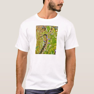 Camiseta libélula de flor de lavanda