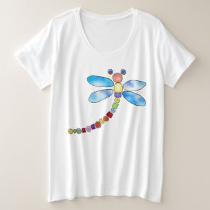 Camiseta Libélula de pérola