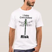 Libélula Eu Assumo Risco Calculado Engraçado