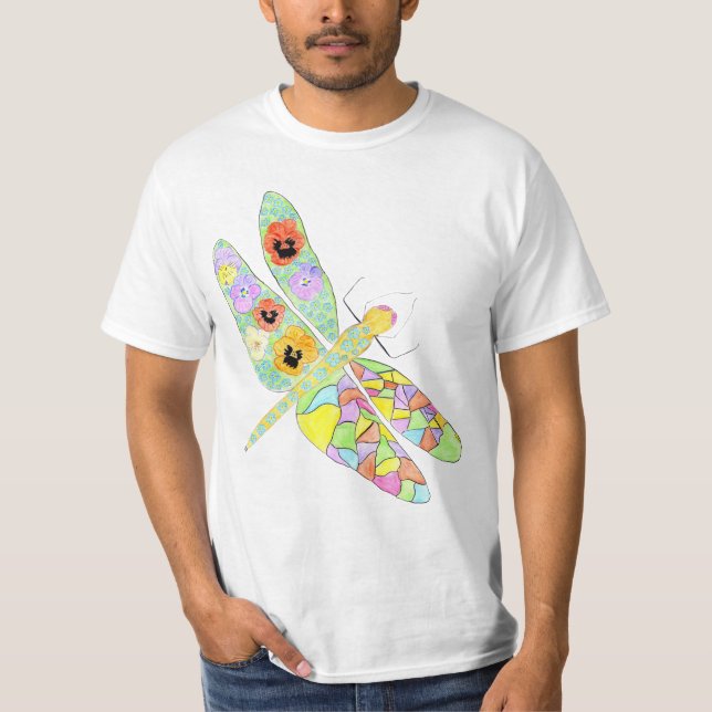 Camiseta Libélula Floral (Frente)