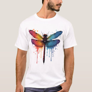 Camiseta Libélula Legal em Libélula pintada colorida
