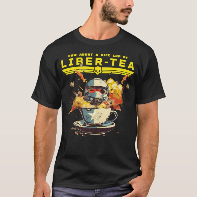 Camiseta Liber-Tea - Helldivers Ii (Frente)