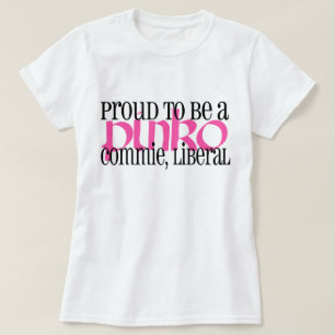 Camiseta Liberal orgulhoso do Commie do Pinko