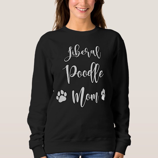 Camiseta Liberal Poodle Mãe (Frente)