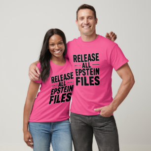 Camiseta Liberar Todos os Arquivos Epstein