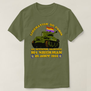 Camiseta Libération de Paris M4 Sherman