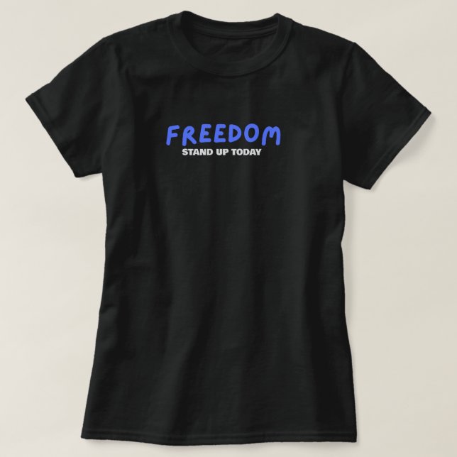 Camiseta LIBERDADE (Frente do Design)