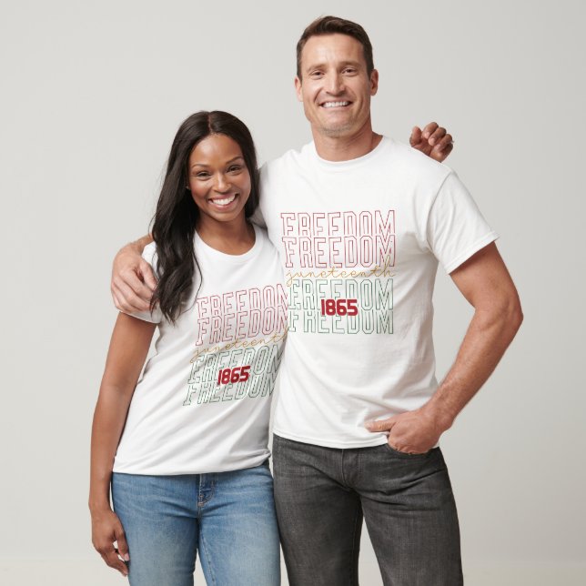 Camiseta Liberdade 1865 - História Negra (Unissex)