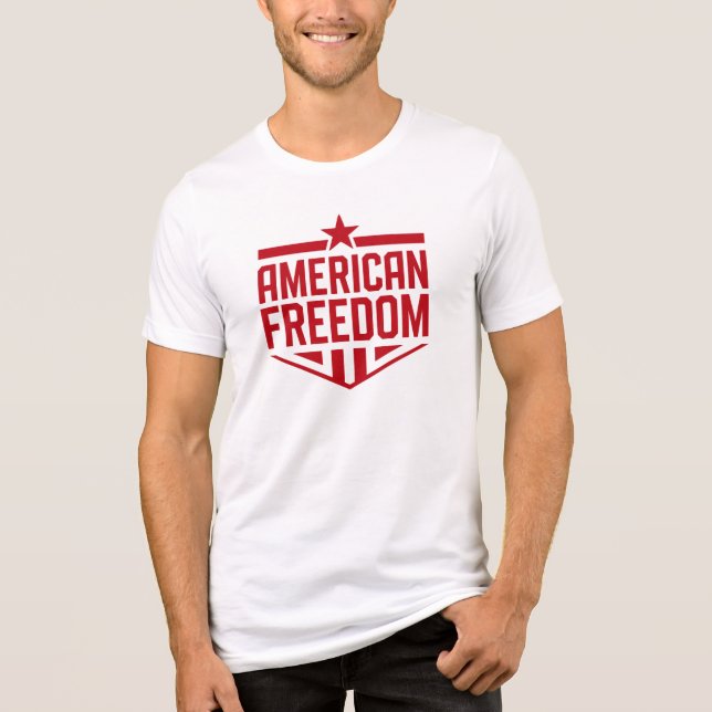 Camiseta Liberdade Americana (Frente)