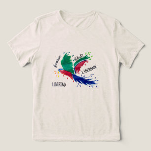 Camiseta Liberdade Arara (Desenho autoral)