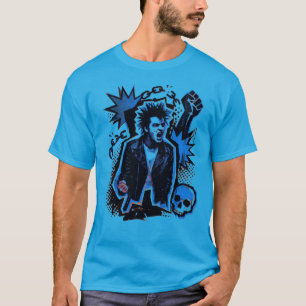 Camiseta Liberdade Através do Caos Gráfico de Rebe