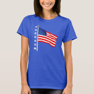 Camiseta Liberdade - bandeira (escura)