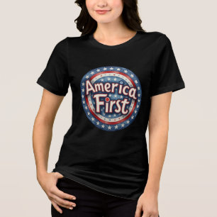 Camiseta Liberdade Colorida: América Primeiro