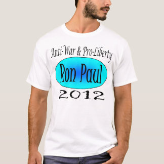 Camiseta Liberdade da anti guerra de Ron Paul pro