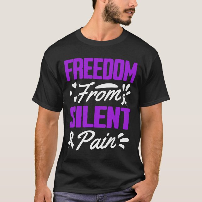 Camiseta Liberdade da dor silenciosa (Frente)