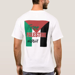 Camiseta Liberdade da Palestina Agora Bandeira Palestina