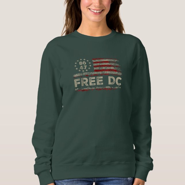 Camiseta Liberdade DC - Estado de Washington DC - Atividade (Frente)