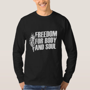 Camiseta Liberdade De Bike De Montanha Para Corpo E Alma