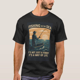 Camiseta Liberdade de Carretel - Pesca Patriótica Vintage