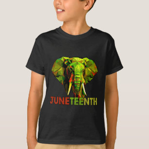 Camiseta Liberdade de Elefante Africano História Negra