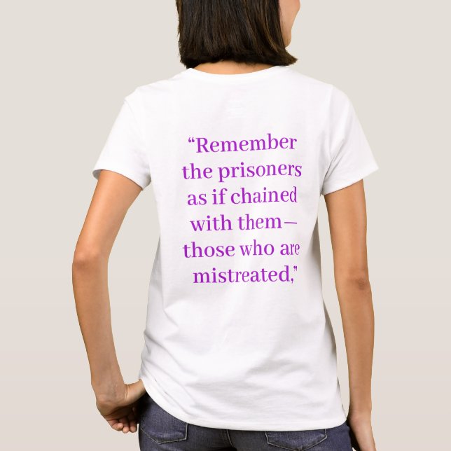 Camiseta Liberdade de encarceramento (Verso)