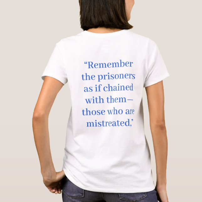 Camiseta Liberdade de encarceramento (Verso)