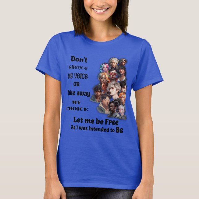 Camiseta Liberdade de Escolha e Igualdade (Frente)