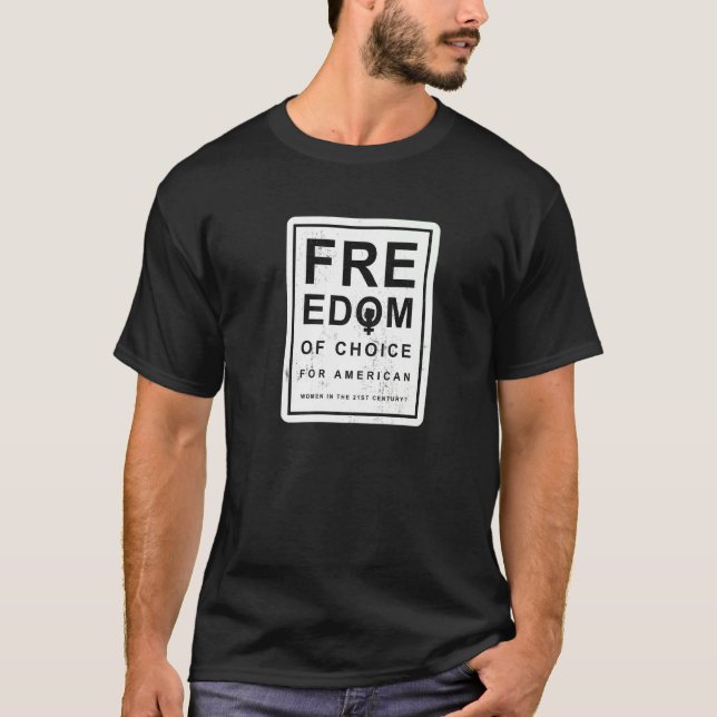 Camiseta Liberdade de escolha profissional Femin dos direit (Frente)