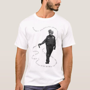 Camiseta Liberdade de expressão com uma torção do spray 