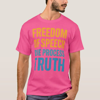 CAMISETA LIBERDADE DE EXPRESSÃO DEVIDO PROCESSO VERDADE