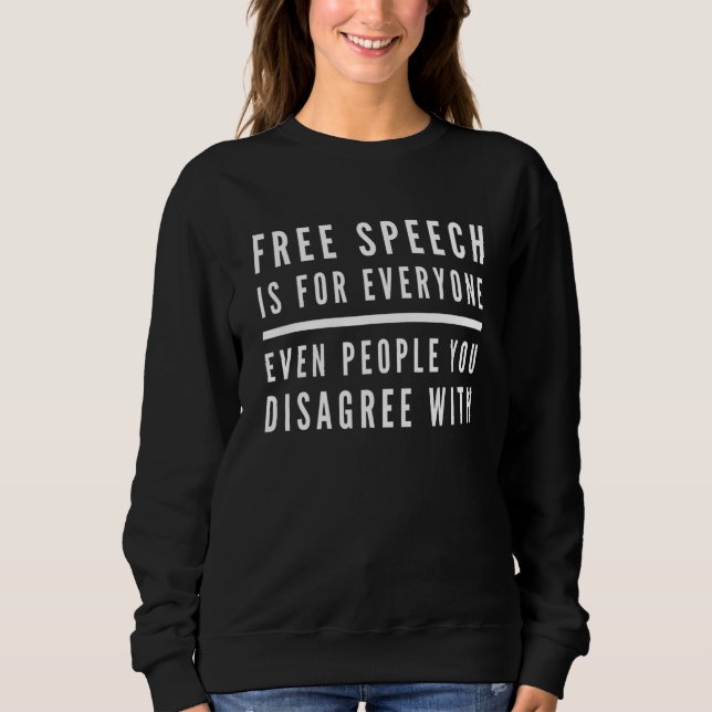 Camiseta Liberdade De Expressão É Para Todos - Primeira Eme (Frente)