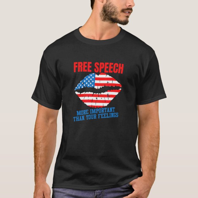 Camiseta Liberdade de Expressão Mais Importante Que Seus Se (Frente)