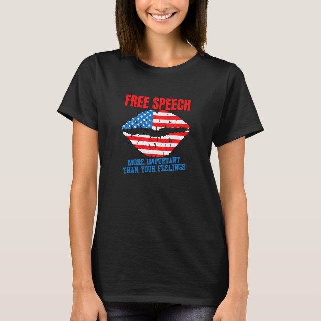 Camiseta Liberdade de Expressão Mais Importante Que Seus Se (Frente)