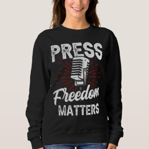 Camiseta Liberdade de Imprensa Importa Jornalismo de Direit