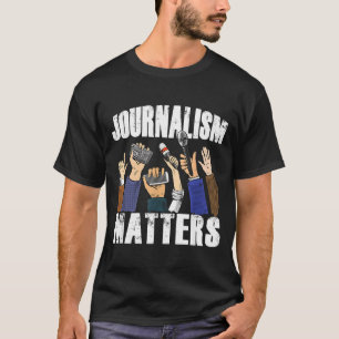 Camiseta Liberdade de Imprensa Jornalista Artigo Escritor J