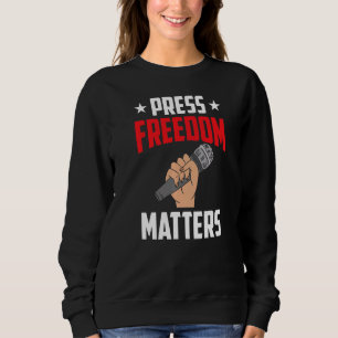 Camiseta Liberdade de Imprensa Respeita Direitos Jornalismo