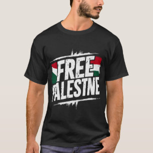 Camiseta Liberdade de Solidariedade da Palestina