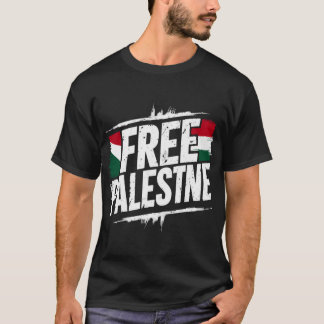 Camiseta Liberdade de Solidariedade da Palestina