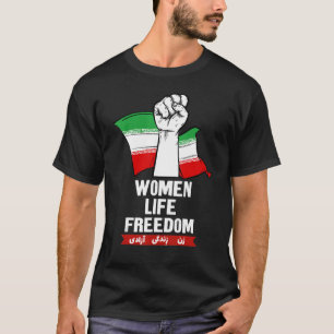 Camiseta liberdade de vida das mulheres