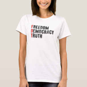 Camiseta Liberdade Democracia Verdade