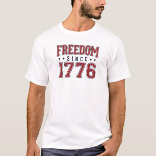Camiseta Liberdade Desde 1776 Patriótico Independência Amer