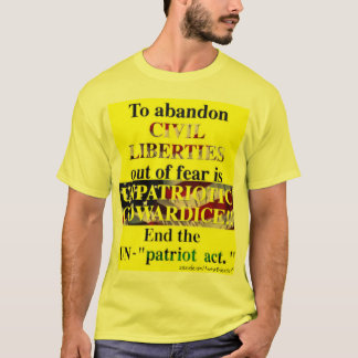 Camiseta Liberdade do abandono