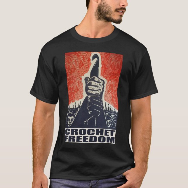 Camiseta Liberdade do Crochet - T unisex (Frente)