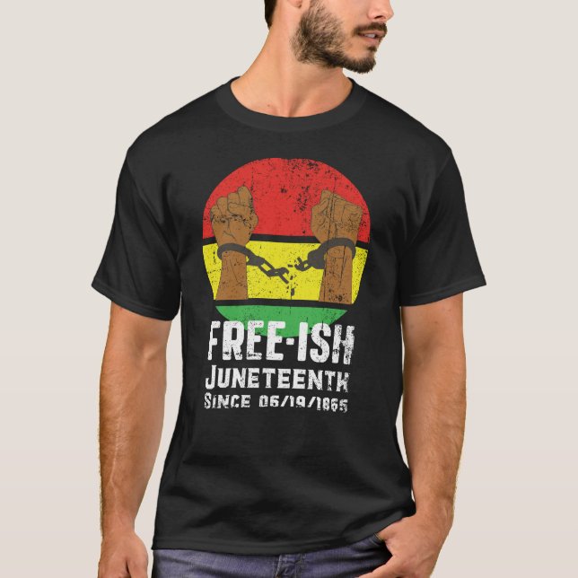 Camiseta Liberdade do Orgulho Africano Cultura Negra Décimo (Frente)