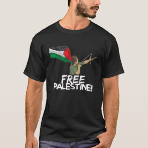 Camiseta Liberdade dos palestinos palestinos da Resistência