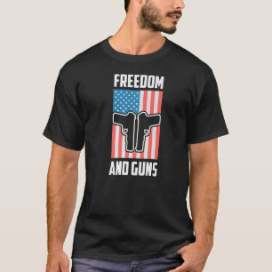 Camiseta Liberdade E Armas Pro America Pro Armas Pro Liberd
