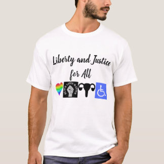 Camiseta Liberdade e Justiça para Todos